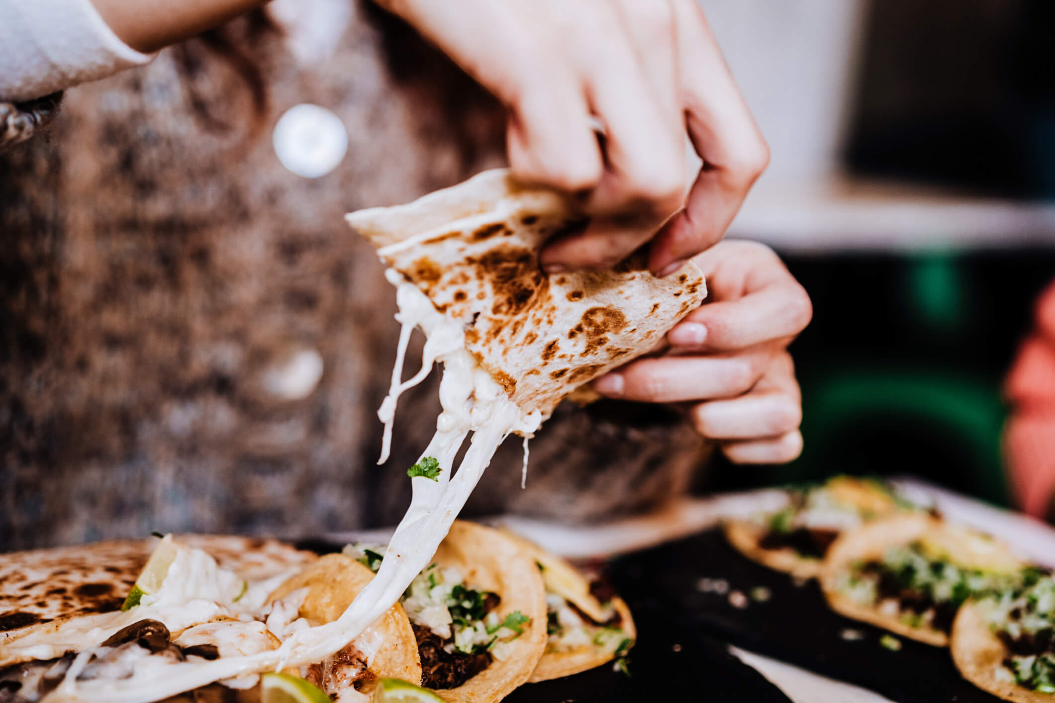 Quesadilla with Oaxaca Cheese