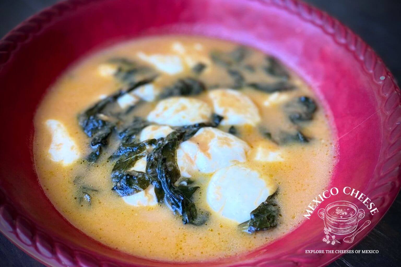 panela and spinach soup