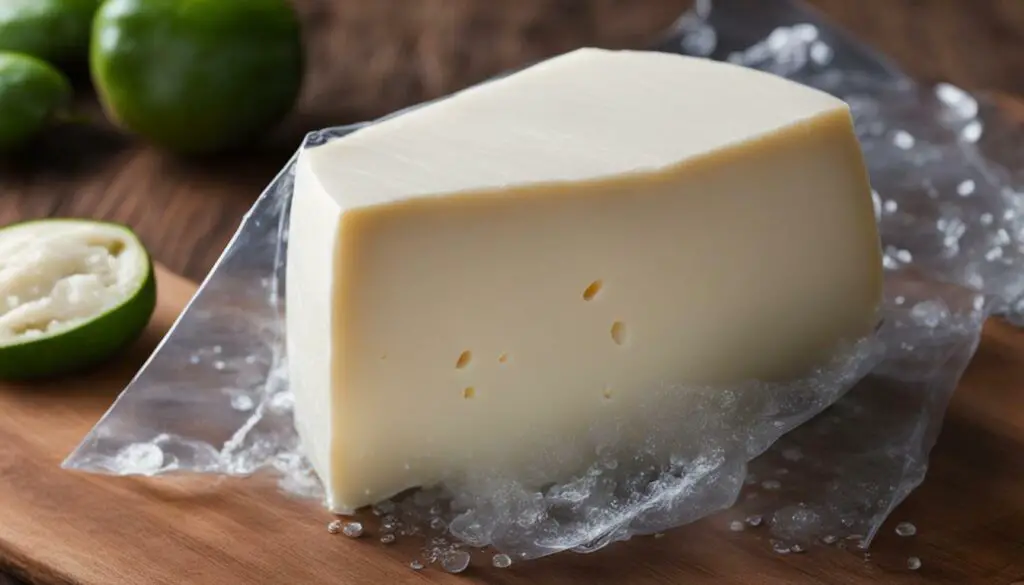 Storing Oaxaca Cheese