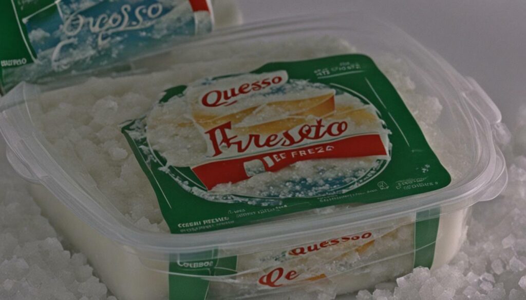 best way to freeze queso fresco